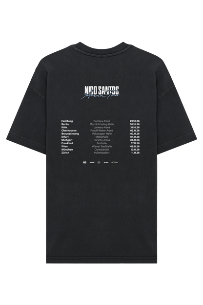'POV' Smart Music Album Bundle (NFC) mit Nico Santos Arenatour T-Shirt 2026 washed black
