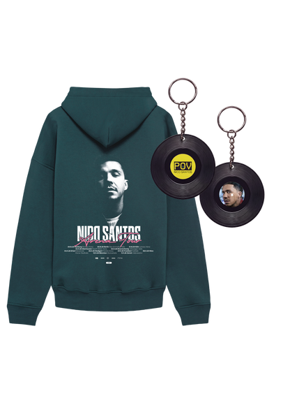 'POV' Smart Music Album Bundle (NFC) mit Nico Santos Arenatour Hoodie 2026 petrol