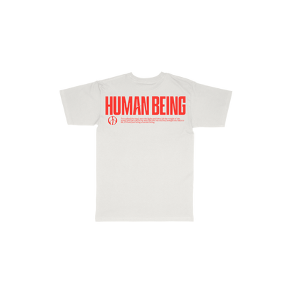 T-Shirt 'Human Being' White