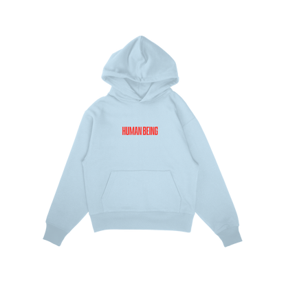 Hoodie 'Human Being' Blue