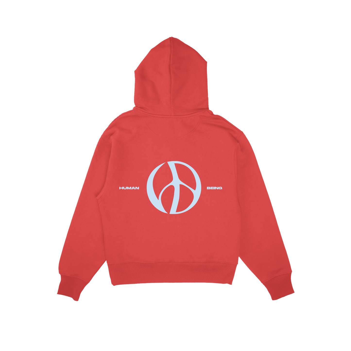 Hoodie 'Human Being' Red