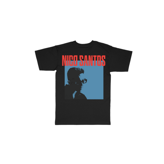 T-Shirt 'Picture Backprint' Black