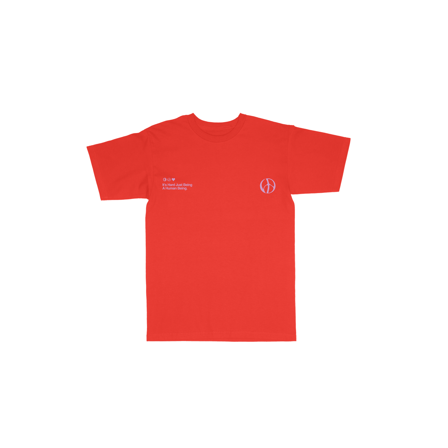 T-Shirt 'Human Being' Red