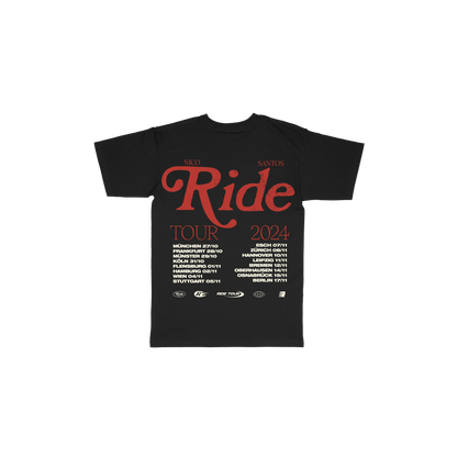 T-Shirt 'Ride Tour' Reprint Black